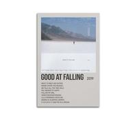 AHSUEWQRUH Póster de lienzo con texto en inglés "Good At Falling by The Japanese House" para pared, arte estético moderno, pintura para sala de estar, dormitorio, 40 x 60 cm, estilo sin marco