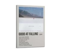 AHSUEWQRUH Póster de lienzo con texto en inglés "Good At Falling by The Japanese House" para pared, arte estético moderno, pintura decorativa para sala de estar, dormitorio, 60 x 90 cm, estilo marco