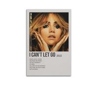 AHSUEWQRUH Póster de pared con texto en inglés "I Can't Let Go by Suki Waterhouse", póster de lienzo moderno y estético para decoración de sala de estar, dormitorio, 30 x 45 cm, estilo sin marco