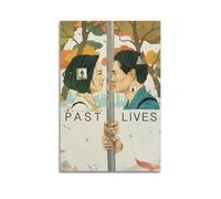 AHSUEWQRUH Póster de vidas pasadas para pared, lienzo moderno, estético, decoración artística para sala de estar, dormitorio, 40 x 60 cm, estilo sin marco