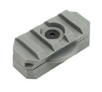 AHTCPO Adaptador de Montaje en Riel Lateral para Casco de 360°, GuíA ARC Ajustable para Ranura Picatinny de 19 mm, Accesorios TáCticos para Casco Fast(Gray)