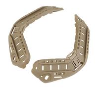 AHTCPO Riel Lateral para Casco Fast High Cut Tactics, con Tornillos, para Luces CáMaras y Equipos(Brown)