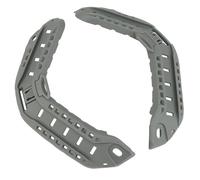 AHTCPO Riel Lateral para Casco Fast High Cut Tactics, con Tornillos, para Luces CáMaras y Equipos(Gray)