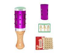 AHUAN Caja de Moxibustión Con Barritas de Moxa Caja de Moxibustión Portátil para la Columna Cervical Espalda Abdomen Moxibustion Box Dormitorio(Moxa Set A)