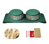 AHUAN Caja de Moxibustión Con Caja de Cobre, Barras de Moxibustión Sin Humo Quemador de Moxibustión Ajustable para Espalda Cintura Moxibustion Box A Prueba de Quemaduras(2-piece)