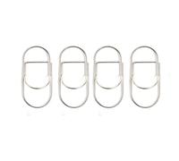 AHUAN Creatividad Clip para Bolígrafos para Cuadernos, 4 Unidades Metal Clip de Lápi para Documentos Tarjetas de Visita, Portátil Reutilizable Oficina(G)