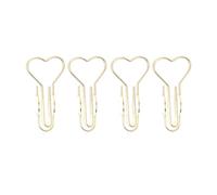 AHUAN Creatividad Clip para Bolígrafos para Cuadernos, 4 Unidades Metal Clip de Lápi para Documentos Tarjetas de Visita, Portátil Reutilizable Oficina(N)