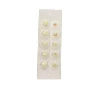 AHUAN Indoloro Semillas Prensa Orejas Relajación Corporal 10/20 Uds. Acupuncture Semillas De Oreja Joyas Portátil Invisible Acupuntura Auricular Anti Sudor(Yellow 10PCS)