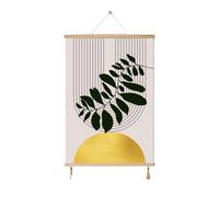 AHUAN Moderno Mural Tapa Cuadro Electrico Decorativo, Cubre Cuadro Electrico Sin Perforaciones Oficina, Hotel Vertical Tapa Contador Luz(Amarillo,40 * 60CM)