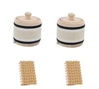 AHUAN Moxibustion Box de Madera Portátil para Mujeres Hombres, Temperatura Ajustable Caja de Moxibustión para la Columna Cervical, Rodillas Moxa Box Doméstica(4-piece set)