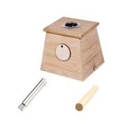 AHUAN Multifuncional A Prueba de Quemaduras Caja de Moxibustión para Espalda Cintura Piernas Abdomen, Temperatura Ajustable Moxa Box Doméstica Moxibustion Box(1 hole)