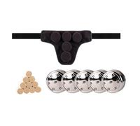 AHUAN Multifuncional Ombligo Caja de Moxibustión A Prueba de Quemaduras, Portátil Moxa Box Con Caja de Cobre, Varilla de Moxa Moxibustion Box(Waist+Abdomen Quintuple)