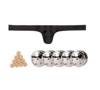 AHUAN Multifuncional Ombligo Caja de Moxibustión A Prueba de Quemaduras, Portátil Moxa Box Con Caja de Cobre, Varilla de Moxa Moxibustion Box(Warm Abdomen Quintuple)