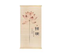 AHUAN Tapa Cuadro Electrico Hall De Entrada, Salón De Té Bambú Tapa contador Luz Vertical Cubre Cuadro Electrico Desmontable(40 * 80cm,Draw G)