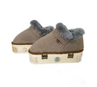 AHUAN Temperatura Ajustable Moxibustion Box, A Prueba de Quemaduras Caja de Moxibustión para Pies Moxa Box de Madera para Uso Doméstico(Grey/35-39)