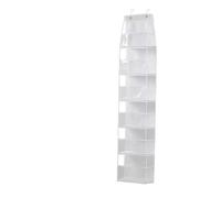 AHUFGN Estanteria Armario Interior Bolsa de Almacenamiento Multifuncional 4/6 Capas for Colgar detrás la Puerta, Organizador Ropa Interior, Sujetadores y Pantalones(White 6th Layer)