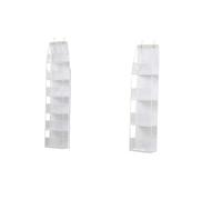 AHUFGN Estanteria Armario Interior Bolsa de Almacenamiento Multifuncional 4/6 Capas for Colgar detrás la Puerta, Organizador Ropa Interior, Sujetadores y Pantalones(White 4th and 6th)