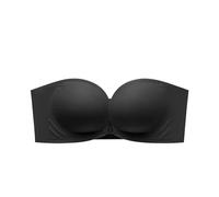 AHUFGN Sujetador Sin Tirantes Sujetador sin tirantes con hebilla frontal invisible for mujer, antideslizante, for pechos pequeños, marcas(Black,XL)