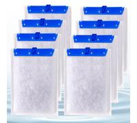 Ahuliao Cartuchos de filtro de acuario grandes compatibles con Tetra Whisper Bio-Bag, cartucho de filtro de carbono para filtros de alimentación Whisper 20i/40i IQ20/30/45/60 PF20/30/40/60, paquete de