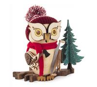 Ahumado Búho Trabajador Forestal Nuevo 17cm Forstmann Leñador Waldarbeit Oficio
