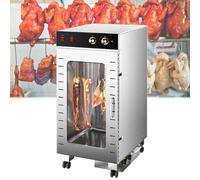 Ahumador de salchichas comercial, horno multifuncional comercial, caja de secado de cecina de acero inoxidable para secar cecina, carne, verduras y frutas.(60 Catties Per Time)