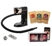 Ahumador en frío - Pistola ahumadora con 3 paquetes de madera, regalo para ahumar portátil, esmoquin Gun profesional ideal para alimentos y cócteles - ahumador frío de cocina