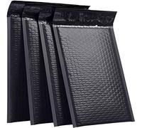 AHUNTTER Paquete de 30 sobres de burbujas de polietileno A4, color negro, 267 x 381 mm, sobres acolchados con forro de burbujas, autosellantes para embalaje, envío y correo