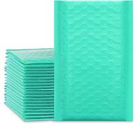 AHUNTTER Paquete de 80 sobres acolchados A6 de 102 mm x 178 mm (4 x 7 pulgadas), con forro de burbujas de poliéster, autoadhesivo, para embalaje y envío, tamaño pequeño