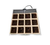 Ahuuen Almohadilla Térmica para Reptiles | Calentador Eléctrico Impermeable 15x14 cm Bajo Terrario - Calentador Acuario Serpientes Cangrejos Tortugas | para Plantas Lagartijas Ranas Tortugas
