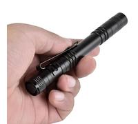 Ahuuen Antorcha | Linterna LED | Linterna LED Tipo Bolígrafo | Linternas Pequeñas Con Clip De Bolsillo | Linterna De Bolsillo Con Luz De Antorcha | Para Acampar, Cazar Y Pescar