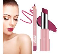 Ahuuen Bálsamo Labial Hidratante,Tinte Labial - Nutritivo Sin Pegajosidad Mate para Juventud Invierno Cuidado Nocturno Maquillaje Diario