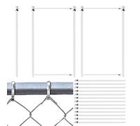 Ahuuen Bridas Metálicas Resistentes Exteriores | Cable Ties Inoxidables De Alta Resistencia,Organización y Manejo de Cables Eléctricos para Agricultura Patio Césped Jardín Techo y Aplicaciones