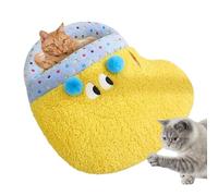 Ahuuen Cama para Gatos con Funda,Cálida Y Suave Alfombrilla para Dormir De Gato,Almohadilla De Mascotas Encerrada | para Esquina Suelo Viaje Hogar Oficinas Dormitorio Interior Apartamento Balcón