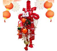 Ahuuen de Nudo Chino - Gran DIY para Decoración de Buena Suerte 2026 | Nudo del Caballo Año Nuevo Chino - para Inauguración de Casa Fiestas Marco de Puerta Salón Pared Ventana