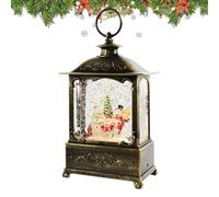 Ahuuen Globos de nieve de Navidad, árbol de muñeco de nieve de Papá Noel, funciona con pilas, globo de nieve iluminado, decoraciones de Navidad, para fiestas al aire libre, chimenea, oficina, granja