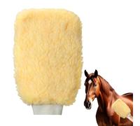 Ahuuen Guante Para Aseo De Caballos - Guante Aplicador Suave para Limpieza de Caballos | Mitón Aplicador para Animales Pequeños y Medianos como Gatos Perros Conejos y Otros