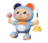 Ahuuen Juguetes En Movimiento para Bebé,Oso de Peluche Lindo con Funciones Musicales y de Movimiento - Juguete Educativo para La Infancia - para Niños y Niñas, para Dormir, Pascua, Cumpleaños y