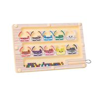 Ahuuen Laberinto Magnético de Colores,Juego Educativo - Juguete de Laberinto Imantado para Calcetines de Navidad, Regalo para Niños de 3 a 6 Años Desarrollo del Pensamiento Lógico Entrenamiento de -