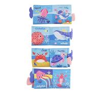 Ahuuen Libros Blandos para niños,Libro de Tela Arrugada | Libro Tocar y Sentir,Juguetes sensoriales para bebés, Actividad, educación temprana y Desarrollo, Juguetes Blandos, Divertido Juguete