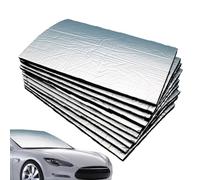 Ahuuen Material Ionsonorizante Para Coche Alfombrilla - Conjunto De 10 Piezas Material Aislamiento Acústico Auto,Absorción De Vibraciones Insinsonorización Para Vehículos