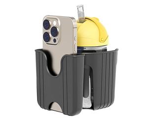 Ahuuen Portavasos Accesorio para Cochecito | Sujetador De Bebidas Ajustable - Organizador Extraíble Ajustable Y Robusto para Scooter, Silla De Ruedas, Walker, Rollator, Bicicleta