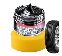 Ahuuen Restaurador De Molduras De Coche - Brillo Pulido Y Protector De Detalles | Crema Restauradora para Neumáticos y Caucho | para Camión Sedán Scooter RV Consolas Asiento Tablero Conducción