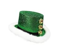 Ahuuen Sombreros De Santa Claus - Sombrero De Santa Claus Con Pelusa Blanca Y Campana - Gorro De Invierno - Para Hombres Y Mujeres De Familia Durante Navidad Y Año Nuevo Para Reuniones Y