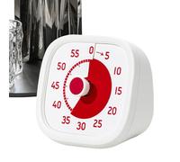 Ahuuen Temporizador para Niños,Conteo Visual de 60 Minutos para Niños | Herramienta de Gestión de Tiempo y Autodisciplina Reloj Silencioso para Profesores Estudiantes y Hogar