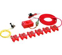 Ahuyentador de martas de alto voltaje con cepillos de multicontacto m9300 k&k