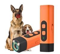 Ahuyentador ultrasónico para Perros, Dispositivo antiladridos Recargable, Detiene el Mal Comportamiento sin Gritar ni Pegar, para Perros pequeños, medianos y Grandes (Amarillo)