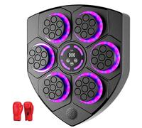 AHWOiHS Music Boxing Machine, Smart Music Boxmaschine LED Electronic Music Boxmaschine mit 9 Geschwindigkeiten, 9 Trainingsmodi, automatisch zählung für Erwachsene Kinder