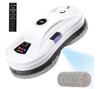 AHWOiHS Robot Limpiacristales Robot Limpiador Automático Electrico 5600pa Fuerte Potencia de Succión con automática de rociado de Agua para Grandes Ventanales Exteriores