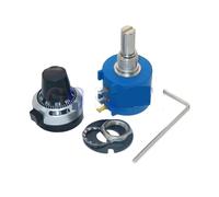 AHYLN 1 juego de potenciómetro multivuelta precisión 3590S con resistencia ajustable y perilla giratoria .0418