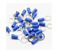 AHYLN Conector de cable con terminal aislado anillo azul RV2-8, 100 unidades/paquete, apto for cables 1,5-2,5 mm, crimpado eléctrico RV2,5-8 RV .0213